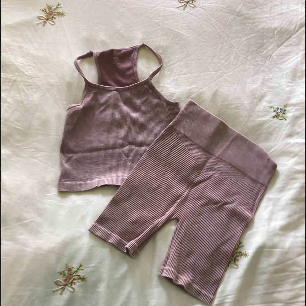 Purple Yoga Set